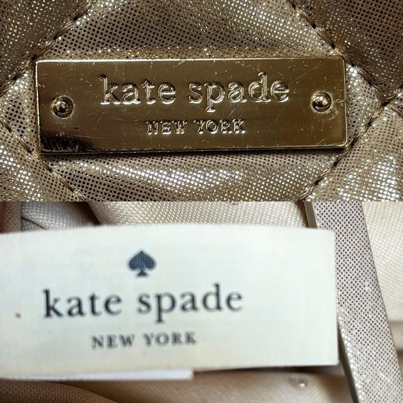 Kate Spade New York Gold Coast Maryanne Tote in Gold Metallic Leather - Picture 11 of 16